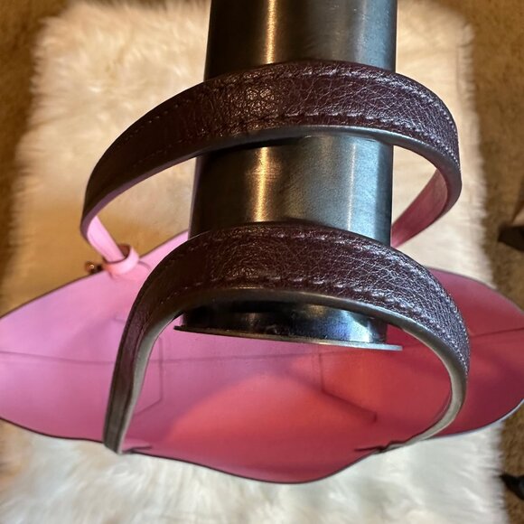 NWOT Kate Spade Leather Arch Love Birds Large Reversible Tote Bag w/ Pouch - Picture 7 of 12